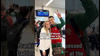 My dad is gonna disown me 😭 #prank #cr7 #futbol #funnyvideo #viral
