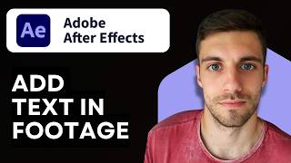 How to Add Text in Footage in After Effects 2026 (Superb Easy)