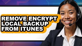 How to Remove Encrypt Local Backup from Itunes (only Way)