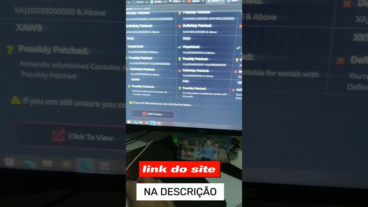 COMO SABER SE O SEU NINTENDO SWITCH É DESBLOQUEÁVEL ? #shorts