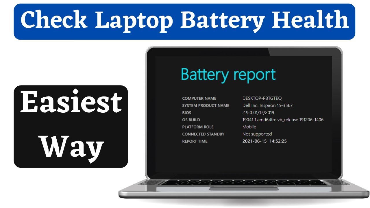 How to Check Laptop Battery Health in Windows