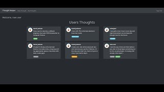 Thought Tracker: CS50 Final Project by Taiwo Babarinde