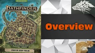 🐲 Overview of the poster map folio for Kingmaker adventure path for Pathfinder 2nd edition by Paizo