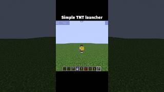 Simple TNT launcher in Minecraft #shorts #gaming #minecraft