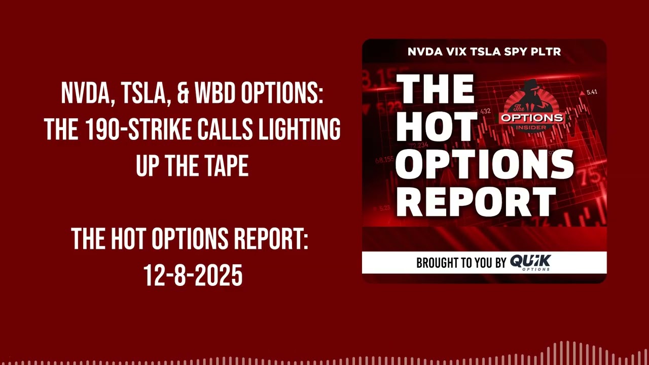 NVDA, TSLA, & WBD Options: The 190-Strike Calls Lighting Up the Tape