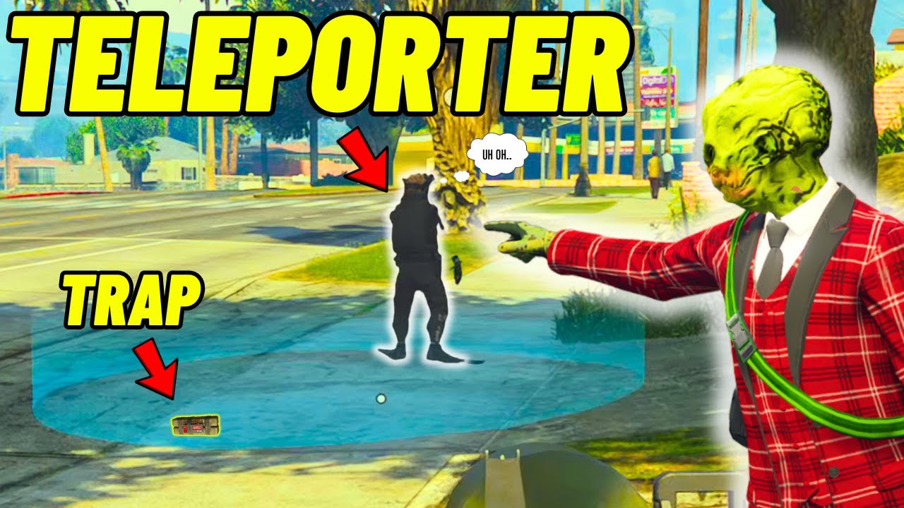 ТРОЛЛИНГ: ТЕЛЕПОРТИРУЙТЕ ТРАЙХАРДОВ И ЗАСТАВЛЯЙТЕ ИХ БЕЖАТЬ И БРОСАТЬСЯ | GTA Online