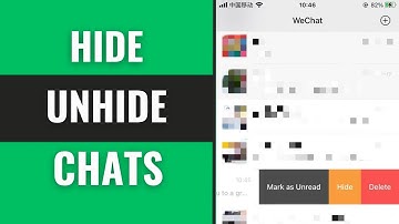 How to Hide/Unhide Chats on WeChat | WeChat Tutorial 2025