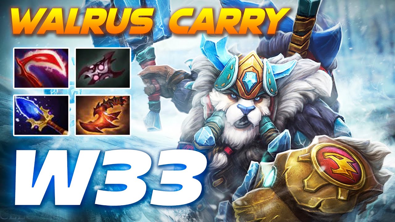 w33 Tusk Walrus Mega Punch! Dota 2 Pro Gameplay [Watch & Learn] YouTube