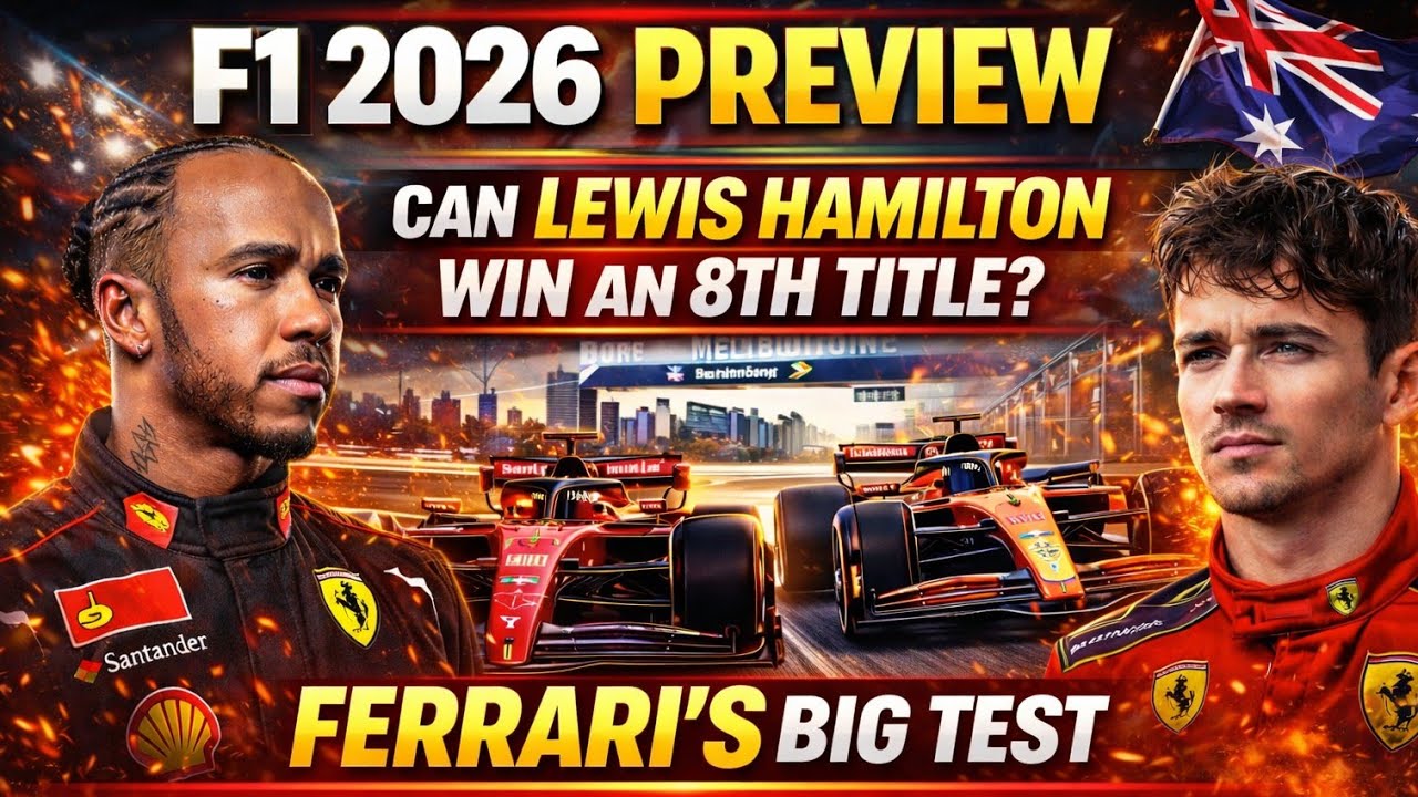F1 2026 Preview: Can Lewis Hamilton Win an 8th Title? Ferrari’s Big Test Australian GP Season Opener