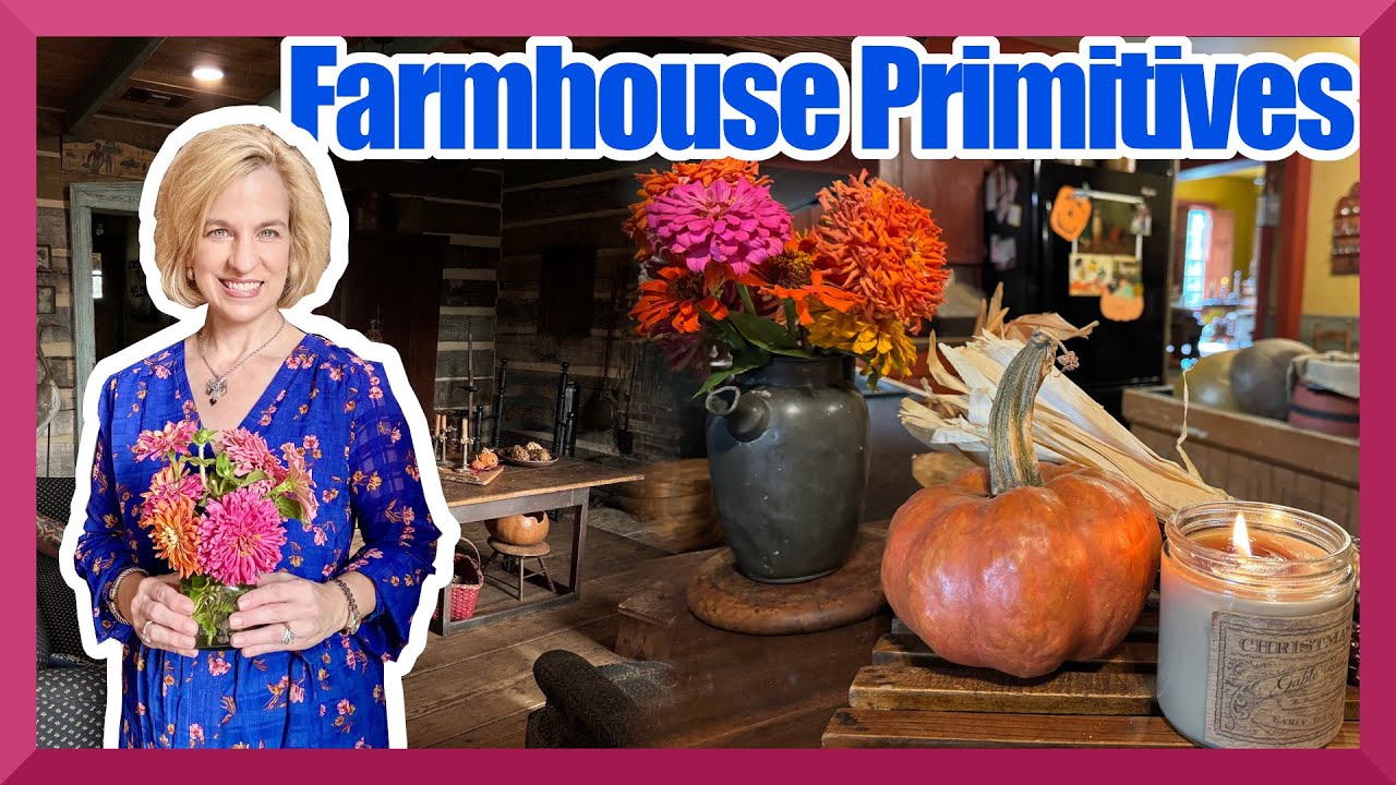 Hodges Farm Antique Show! Tour of an 1865 Farmhouse and primitive antiques with a TikTok star.