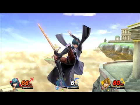 スマブラSP　ベレス　ふっ飛び落下+踏み付け落下