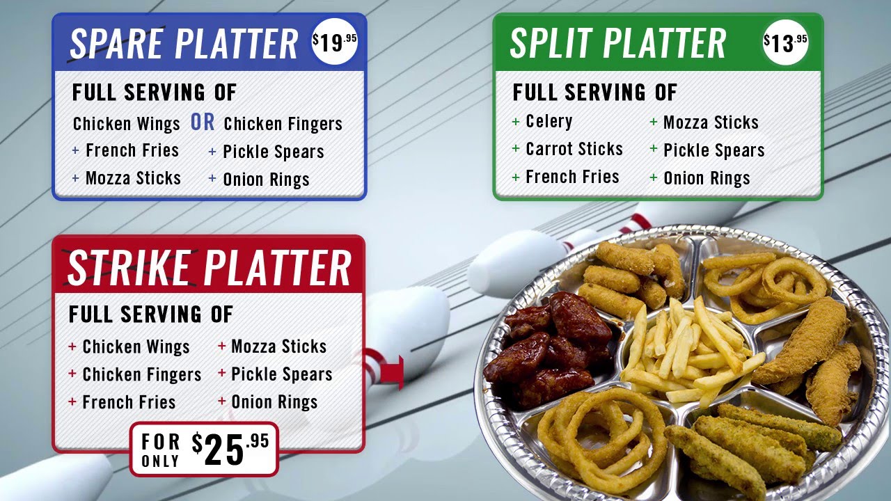 Bowlerama London - Menu PLATTERS PROMO - YouTube