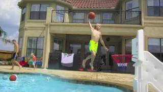 Pool Basketball Trick Shots