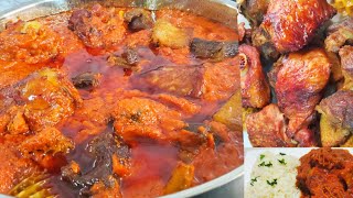How To Make Smoked Turkey Stew With Beef| Easy And Simple Thegeliskitchen
