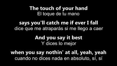 ♥ When You Say Nothing At All ♥ Cuando No Dices Nada~ Endless Summer-letras en inglés y español