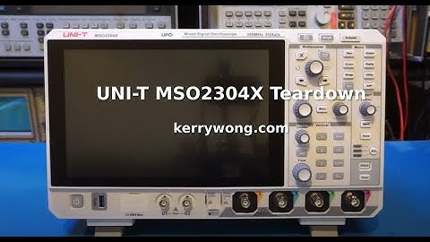 UNI-T MSO2304X Complete Teardown - Inside UNI-T