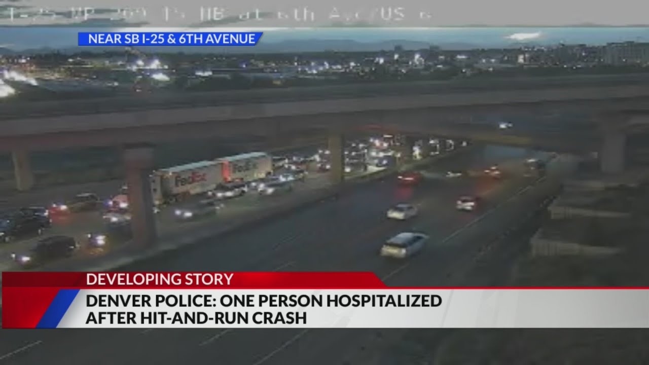 One person hospitalized after hit-and-run crash - YouTube