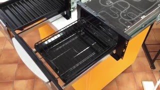 パナソニック製　IHクッキングヒーターのグリルを比べてみました　左ラクッキングリル　右通常グリル