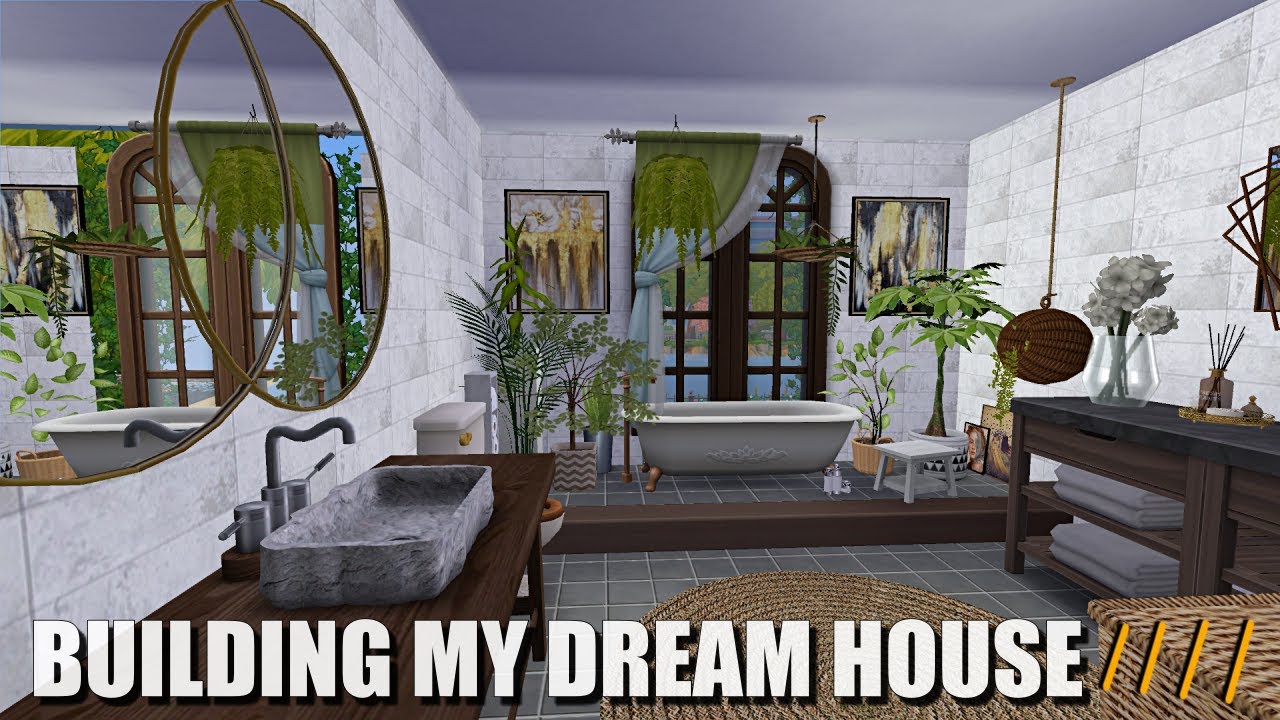 I built my DREAM HOUSE in the Sims 4... (it's 70% ivy, 30% books) - YouTube