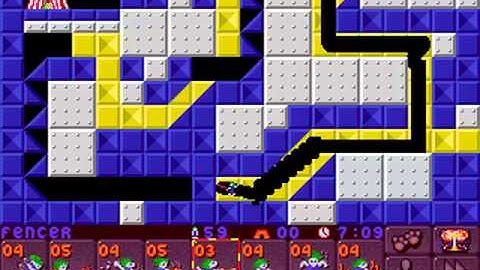 Lemmings 2: The Tribes - Circus Level 4