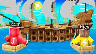 Ik Vond EEN PIRAAT Op ZEE in Minecraft! (Eiland Survival) screenshot 3