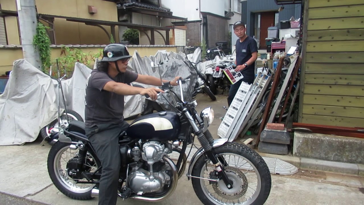 SR500とW650 ホッパースタイル試乗 2％ER スクランブラー チョッパー