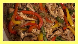 FAJITAS DE POLLO RAPIDAS DE HACER Y DELICIOSAS