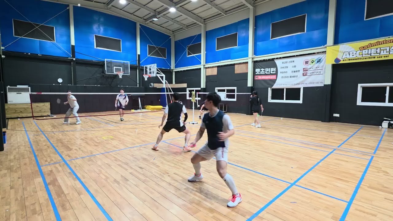 팀 매드 정기운동 남복 효영.다진VS영우.병용