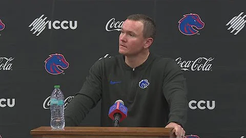 Boise State postgame press conference following loss to Fresno State