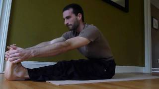 Seated Yoga sequence with less strain on ankles.