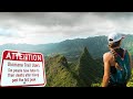 Three peaks hike one of the best  most dangerous in hawaii