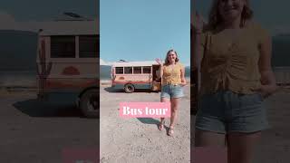 Mini Skoolie Tour | DIY Off Grid Tiny Home #vanlife #tinyhome #offgrid #skoolie