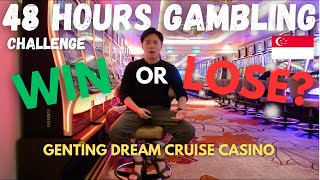 48HRS GAMBLING ON SINGAPORE CRUISE | Genting Dream Cruise Casino Episode 1 screenshot 3