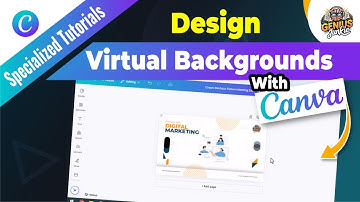🎨 How to Design Custom Virtual Backgrounds with Canva | Easy Step by Step Canva Tutorial