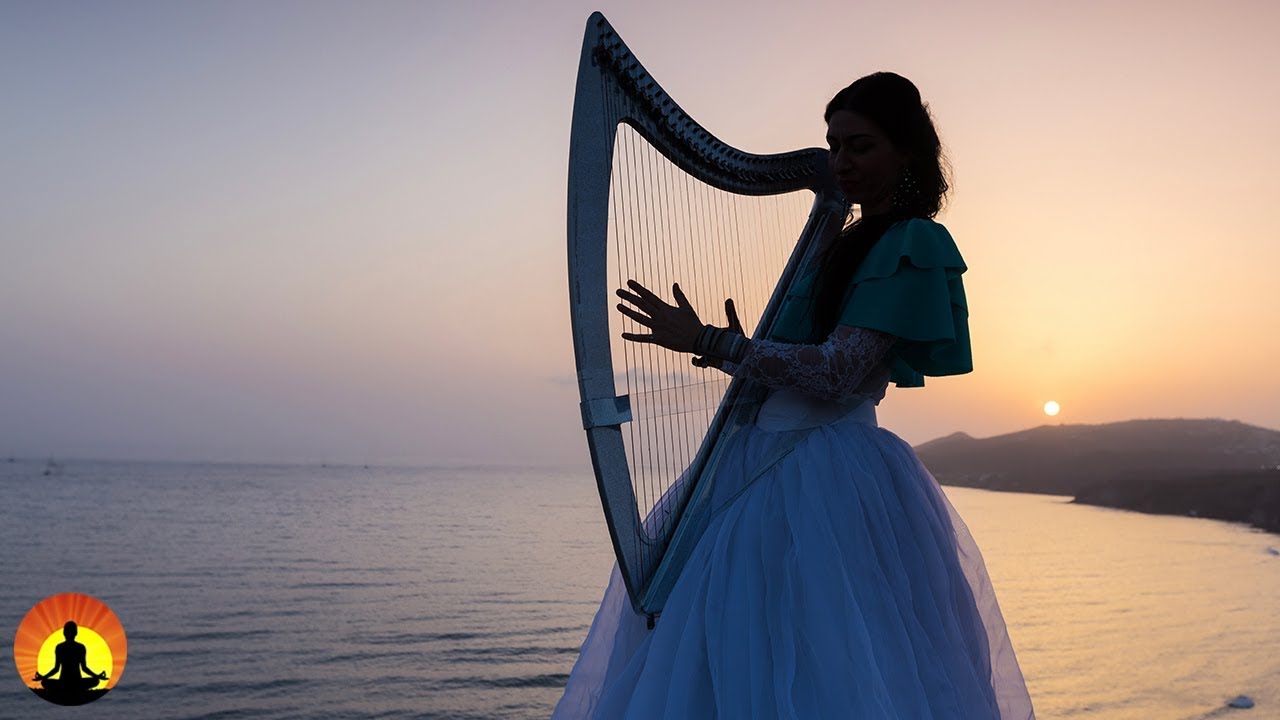 Relaxing Harp Music, Stress Relief Music, Relax Music, Meditation Music, Instrumental Music, ☯3379