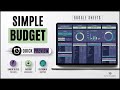 Simple Budget Template Google Sheets Dark Mode | Quick Preview