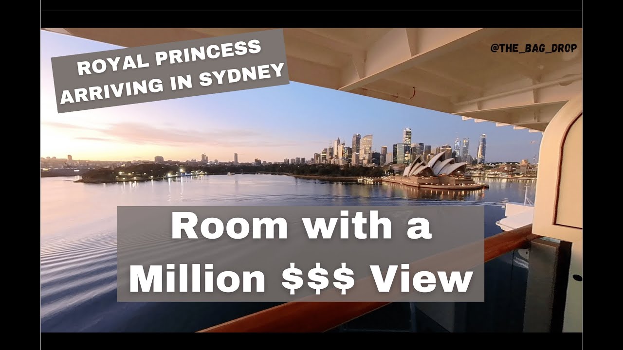 Sunrise in Sydney Harbour from Royal Princess Cruise Ship