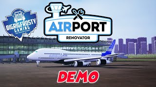 Replay With Live Chat! Best Simulation Games 2021 Airport Renovator Demo!