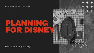 #PlanningforDisney What's in my park bag? by Essentially Healthy Home 30 views 2 years ago 6 minutes, 22 seconds