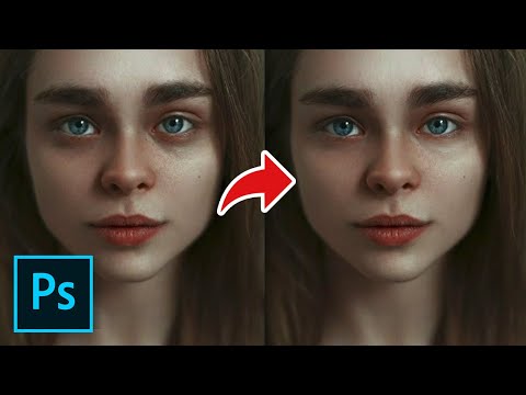 How to Remove Dark Circles (Eye Bags) Under Eyes in Photoshop
