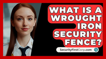 What Is A Wrought Iron Security Fence? - SecurityFirstCorp.com