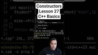 constructors  [C++ Shorts Lesson 27]