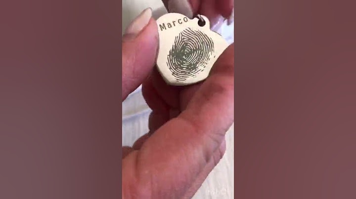 Portachiavi cuore con impronte del tuo bimbo.