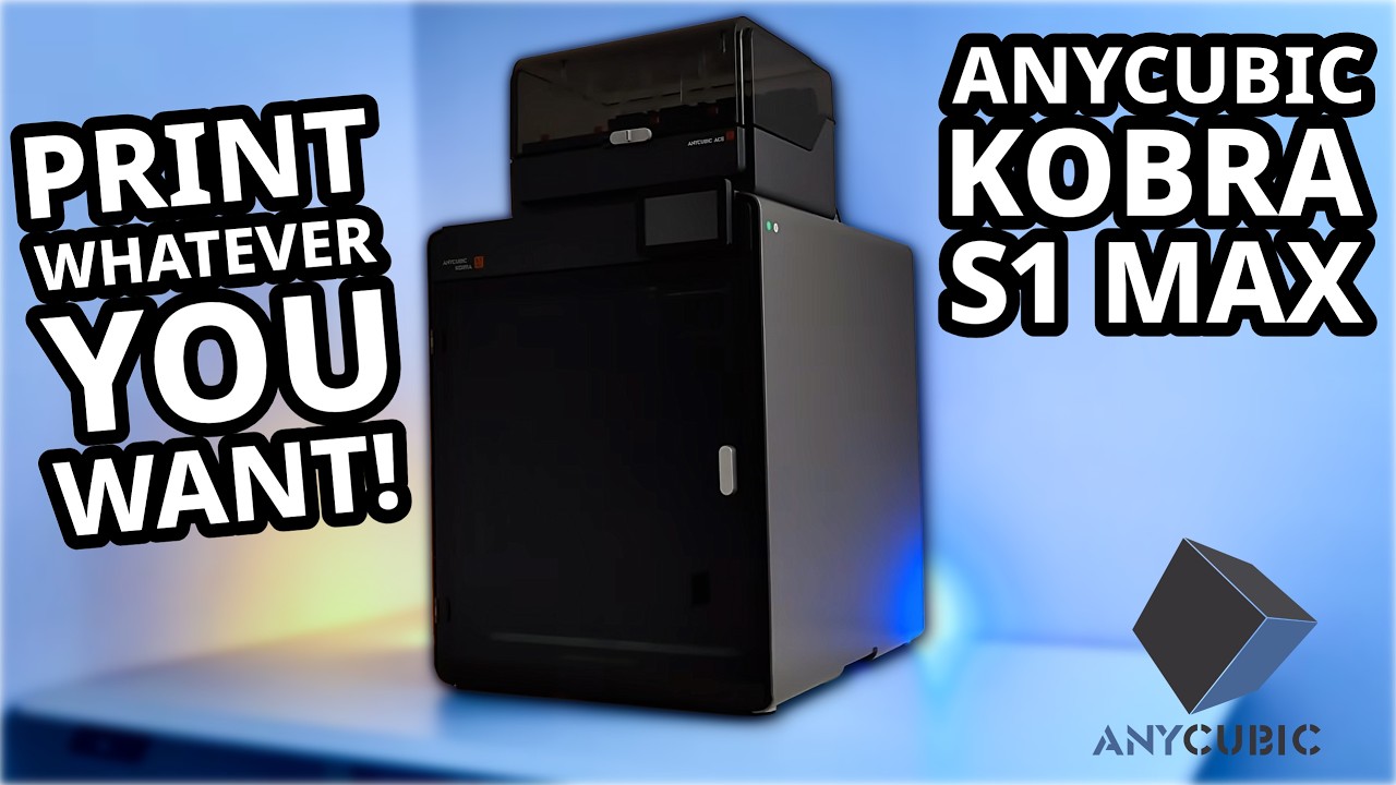 Anycubic Kobra S1 Max: Действительно ли многоцветная печать так проста?
