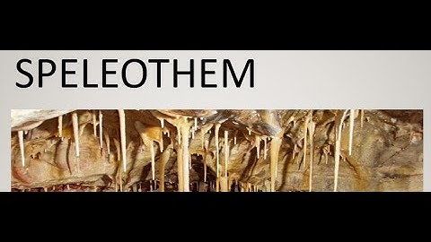speleothem || what is speleothem
