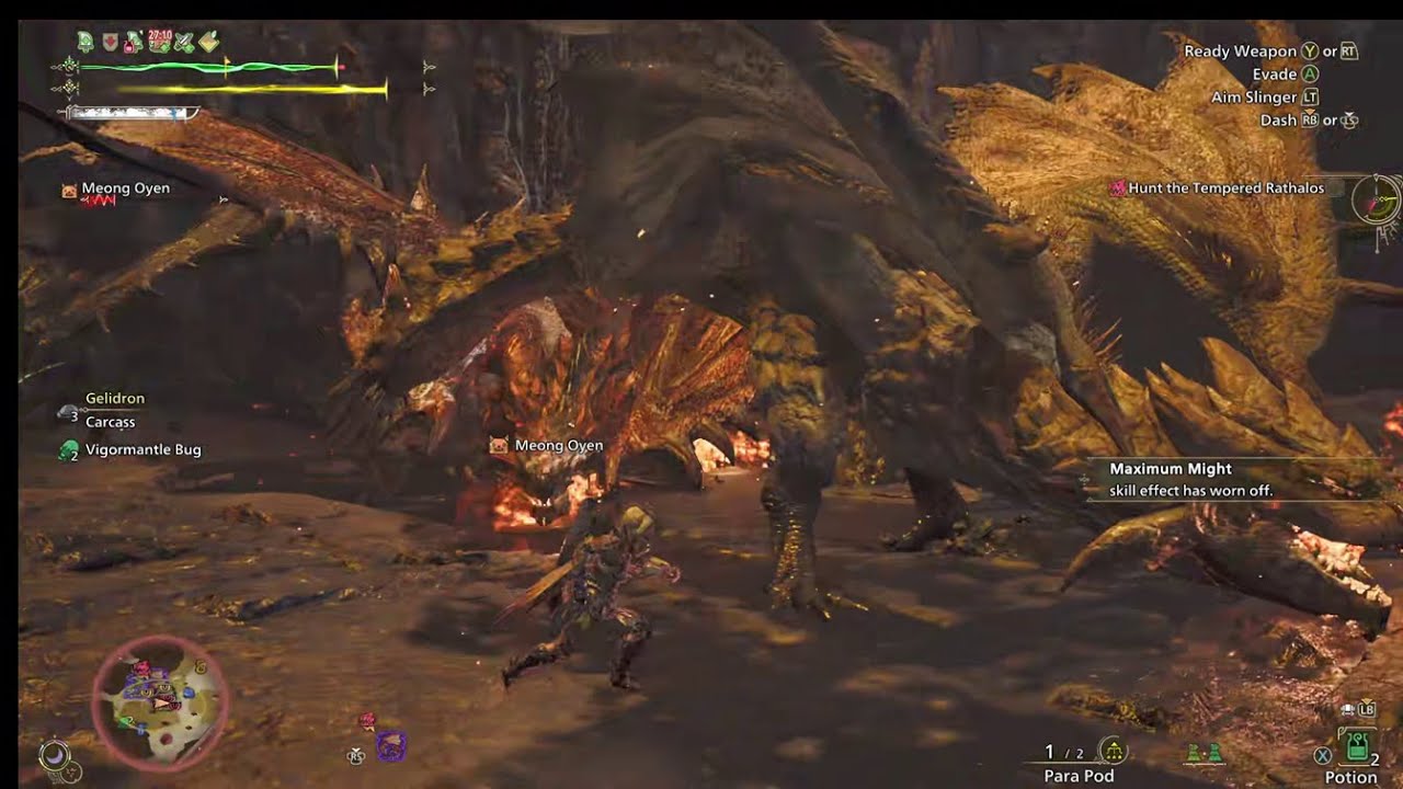 Solo Hunt The Tempered Rhatalos investigate 9 Stars