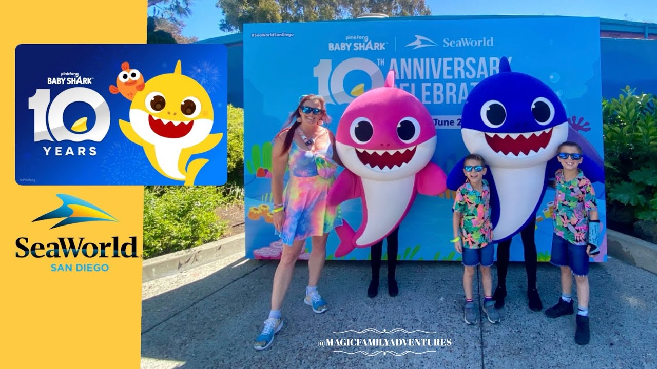 🦈🎉 VIP Bash! Baby Shark’s 10‑Year Party & BRAND‑NEW Show Premiere at SeaWorld  San  Diego 🎉🦈
