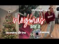 VLOGMAS DAY 8: holiday sadness, decorating our tree, running again, christmas nails, etc