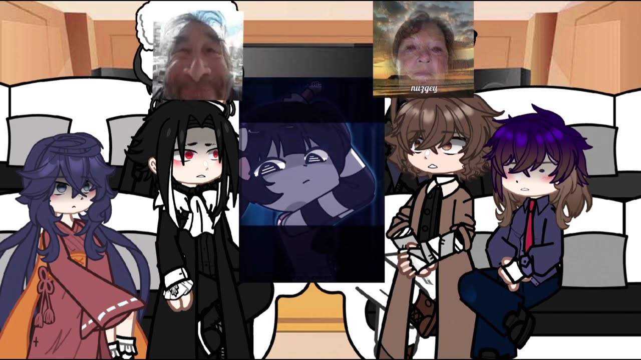 °Реакция Бродячие псы на Фем Ацуши как Musashi [1/1] °