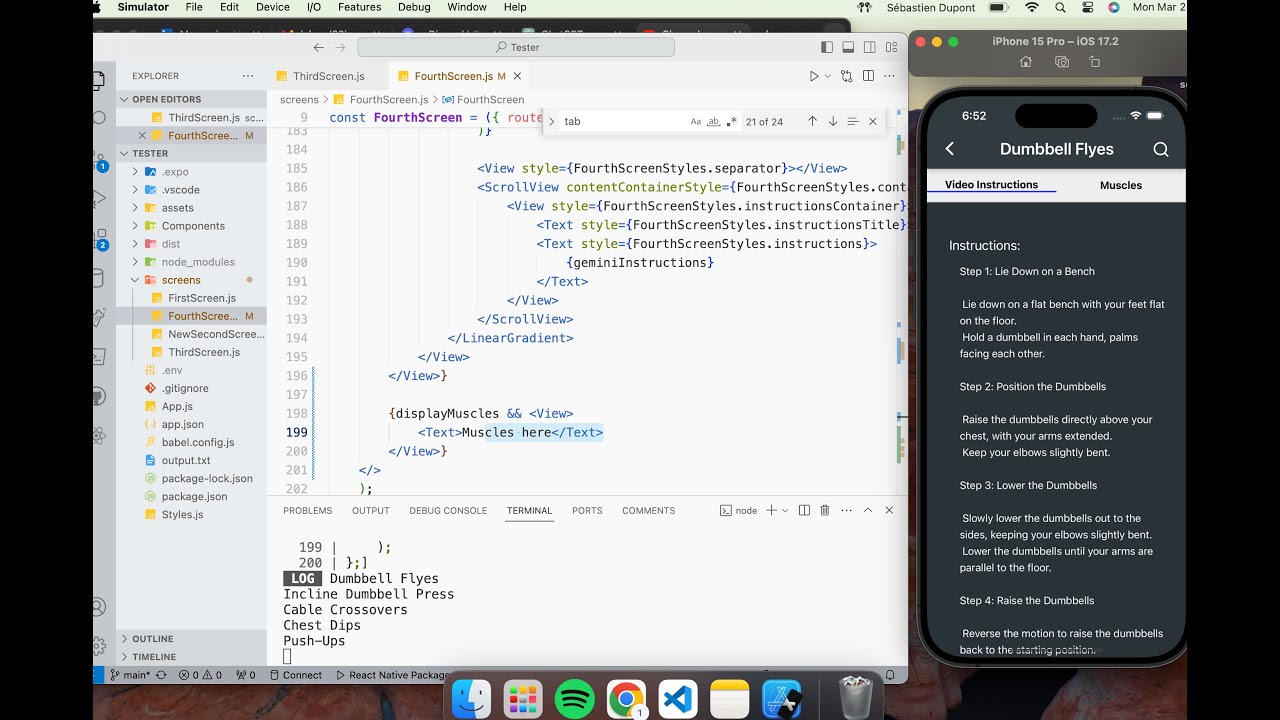 Creating two tabs in react native - YouTube